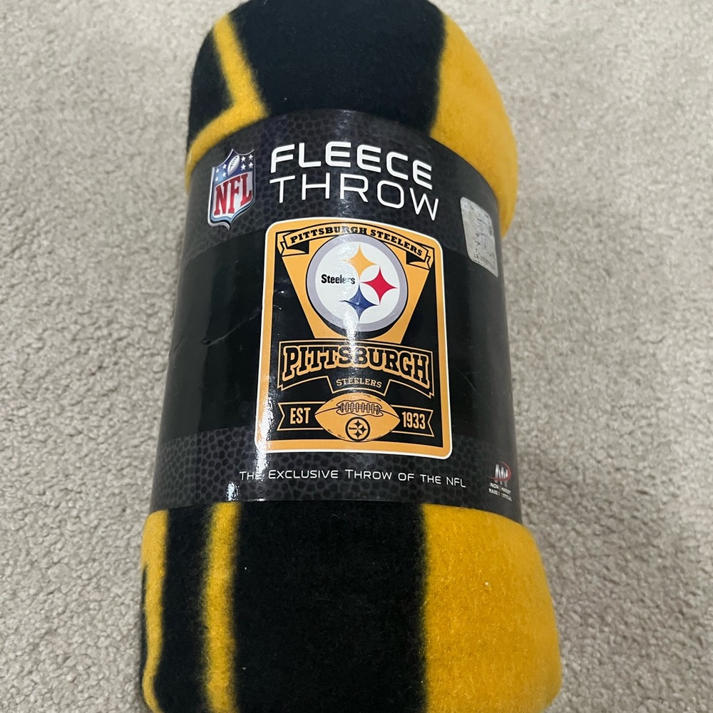 Steelers Fleece Throw